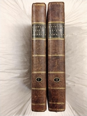 Lot 168 - Boswell (James). The Life of Samuel Johnson, 2 volumes, 1st edition, 1791
