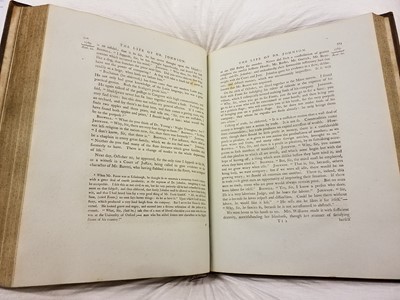 Lot 168 - Boswell (James). The Life of Samuel Johnson, 2 volumes, 1st edition, 1791