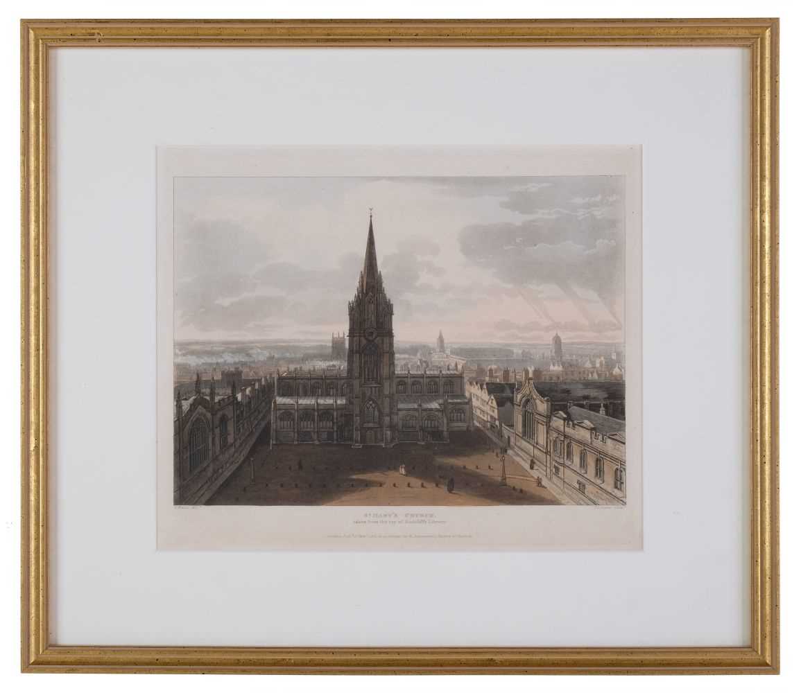 Lot 121 - Oxford. A Collection of 15 prints of Oxford, mostly 19th century