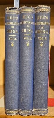 Lot 18 - Huc (Evariste Régis). Christianity in China, Tartary, and Thibet, 3 vols., 1857-58
