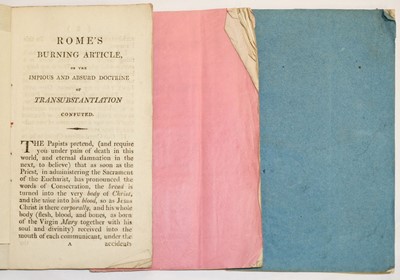 Lot 262 - Catholics. Murderers!! or, An Abstract of the Bloody Massacre in Ireland..., 1807