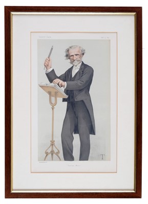 Lot 160 - Vanity Fair. Five Caricatures of Composers and Musicians, late 19th century