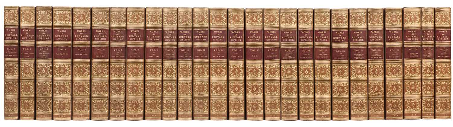 Lot 374 - Kipling (Rudyard). The Works, 26 volumes, Bombay edition, 1913-27