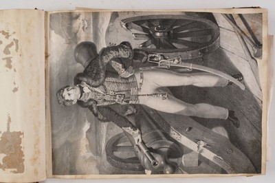 Lot 175 - Scrap Album. An Album of engravings and prints, early-mid 19th century