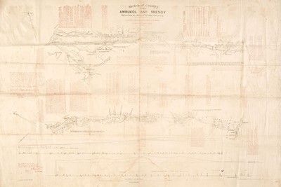 Lot 246 - Sudan. Fowler (John, surveyor), Sketch of the Country between Ambukol and Shendy, May 1884