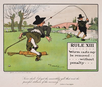 Lot 264 - Crombie (Charles). The Rules of Golf Illustrated, Copyright of Perrier, circa 1907