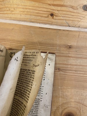 Lot 25 - [Pilkington, James]. The burnynge of Paules church in the yeare of oure Lord 1561, 1563