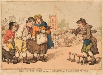 Lot 280 - Rowlandson (Thomas). Doncaster Fair or the Industrious Yorkshirebites, circa 1800