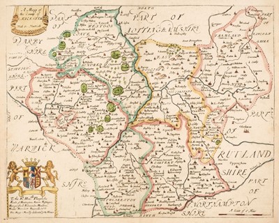 Lot 29 - Leicestershire & Rutland. A Collection of 40 maps, mostly `17th - 19th century