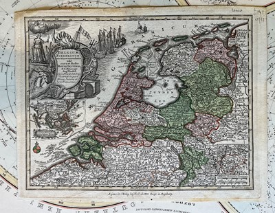 Lot 21 - Foreign Maps. A mixed collection of approximately 100 Maps, 17th - 19th century
