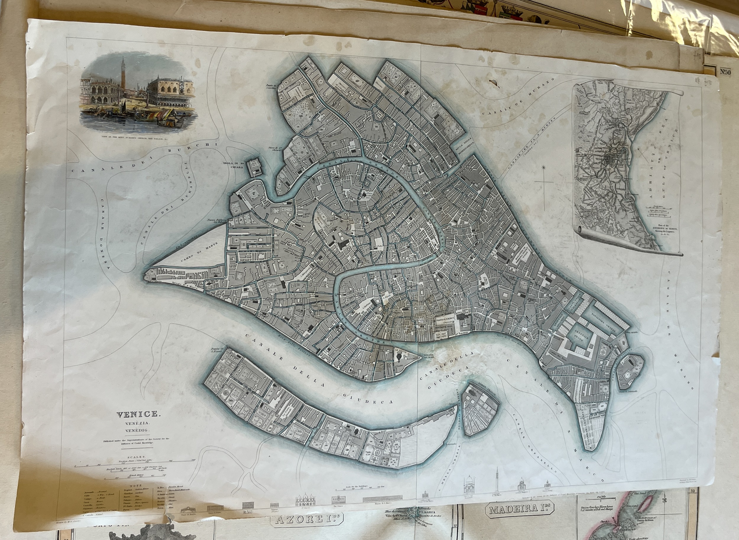 Lot 21 - Foreign Maps. A mixed collection of