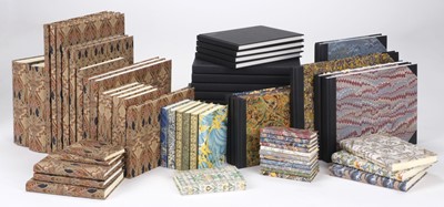 Lot 194 - Sketchbooks and notebooks. A selection of sketchbooks and notebooks, by the Bindery Shop of Ludlow