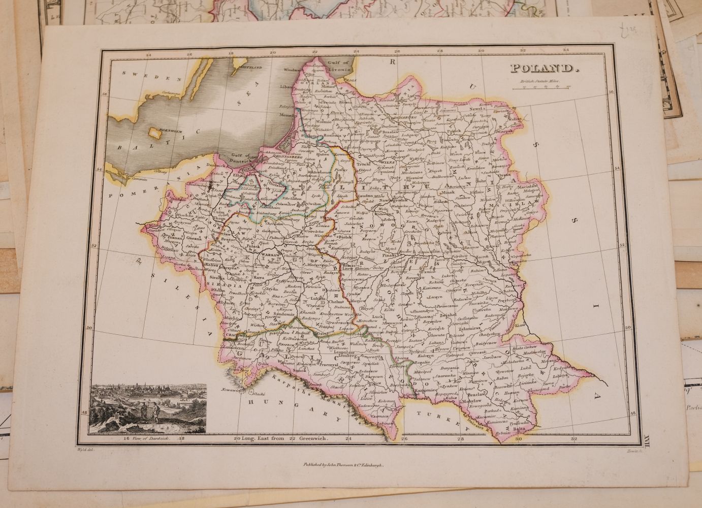 Lot 22 - Foreign Maps. A mixed collection of