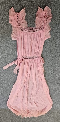 Lot 407 - Clothing. A prize-winning traditional shepherd's smock, circa 1960, & other items