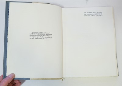 Lot 516 - Flint (William Russell, illustrator). Le Morte D'Arthur, 4 volumes, 1910-11