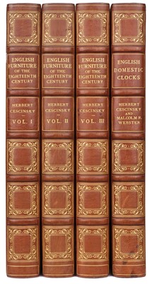 Lot 277 - Cescinsky (Herbert). English Furniture of the Eighteenth Century,., 1911.., and others