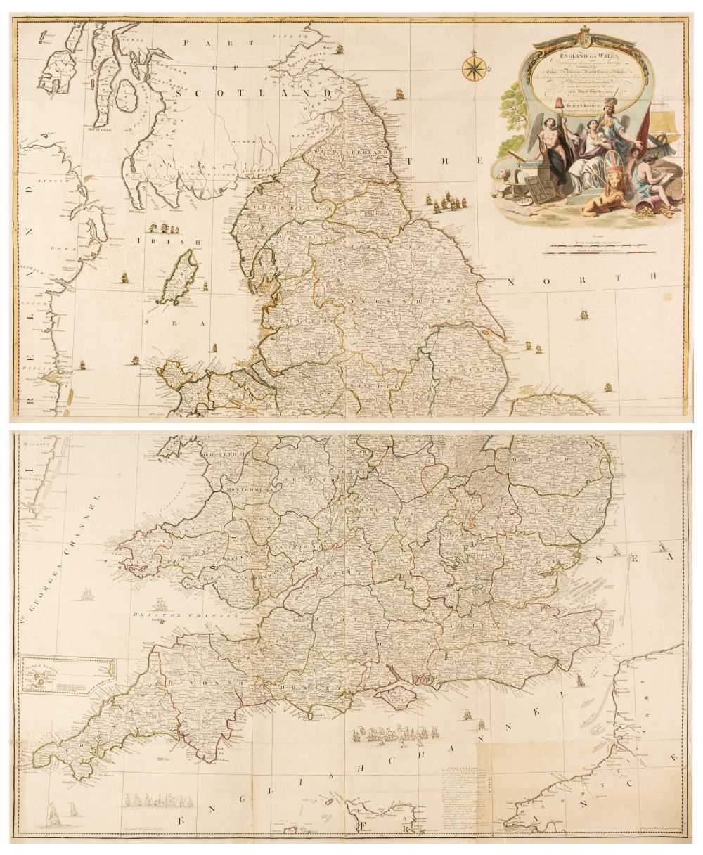 Lot 15 - England & Wales. Rocque (John), England and Wales Drawn from the most accurate surveys, 1794