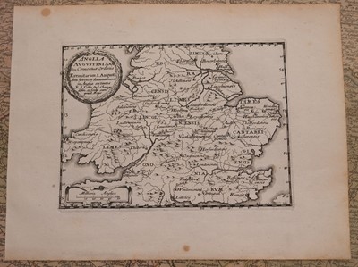 Lot 16 - England and Wales. A collection of 30 maps, 17th - 19th century