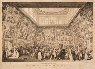 Lot 115 - Martini (P. A.). The Exhibition of the Royal Academy 1787, A. C. De Poggi, July 1st 1787