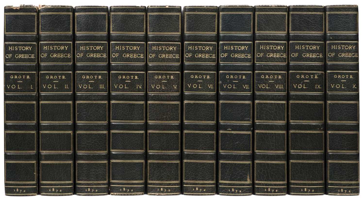 Lot 326 - Grote (George). A History of Greece, 10 volumes, 4th edition, 1872
