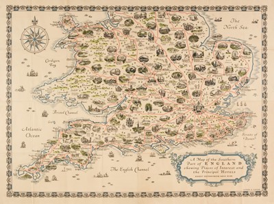 Lot 250 - Taylor (Alfred E.). A Map of the Southern Part of England..., circa 1930