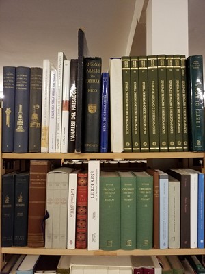 Lot 428 - Foreign Language Reference. A large collection of Italian, French & German language reference