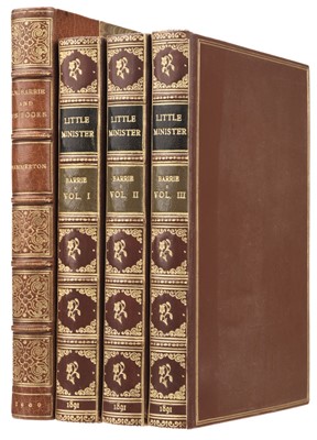 Lot 346 - Barrie (J. M.) The Little Minister, 3 volumes, 1st edition, 1891