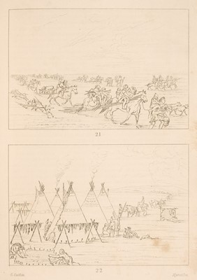 Lot 7 - Catlin (George). North American Indians, 2 volumes, 2nd edition, 1841