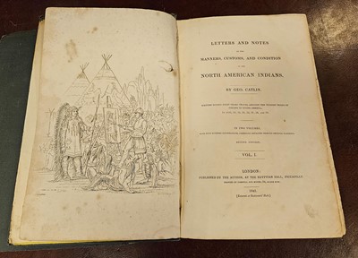 Lot 6 - Catlin (George). North American Indians, 2 volumes, 2nd edition, 1841
