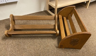 Lot 223 - Acornman. Oak book racks