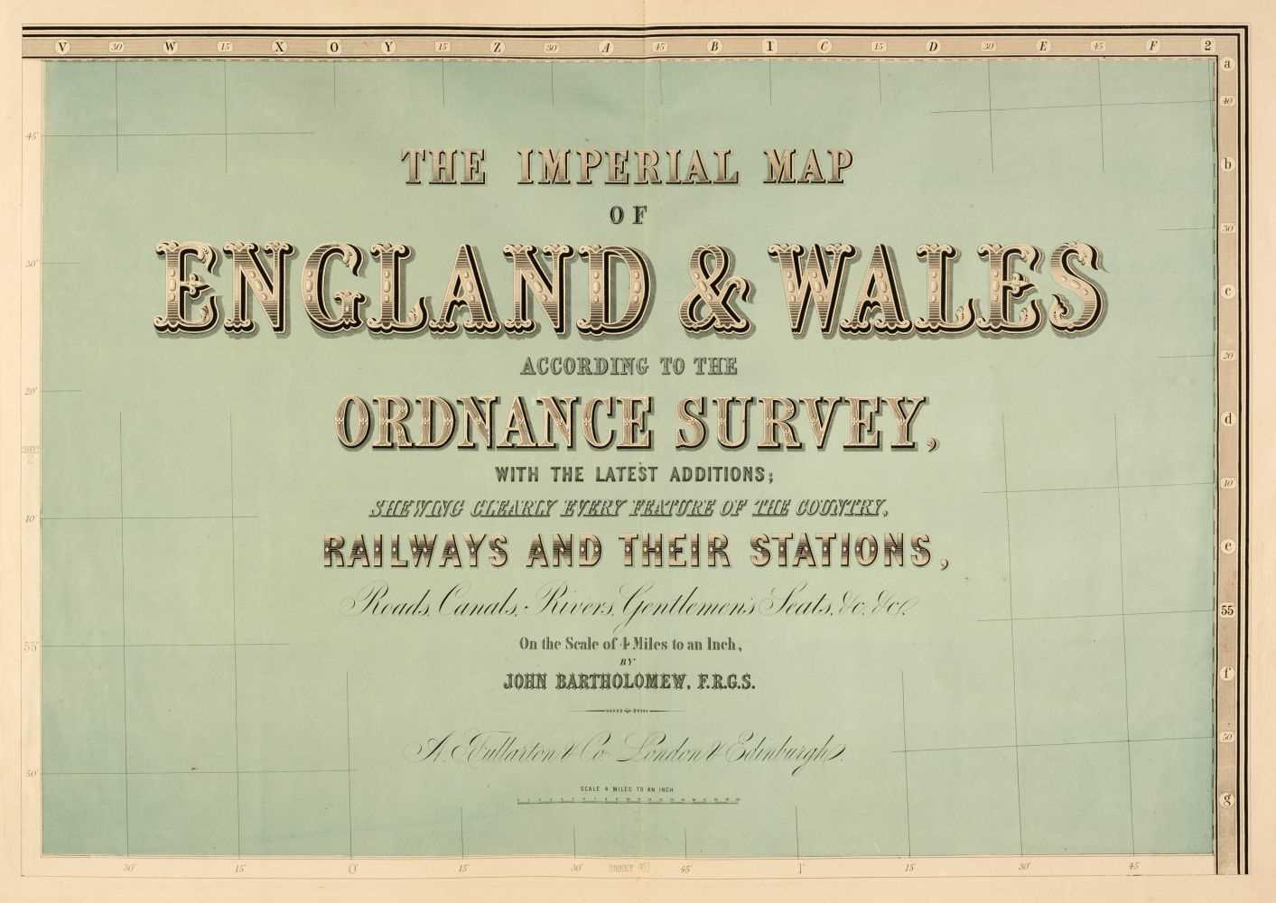 Lot 14 - England & Wales. Lewis (Samuel), A Map of England & Wales, circa 1840