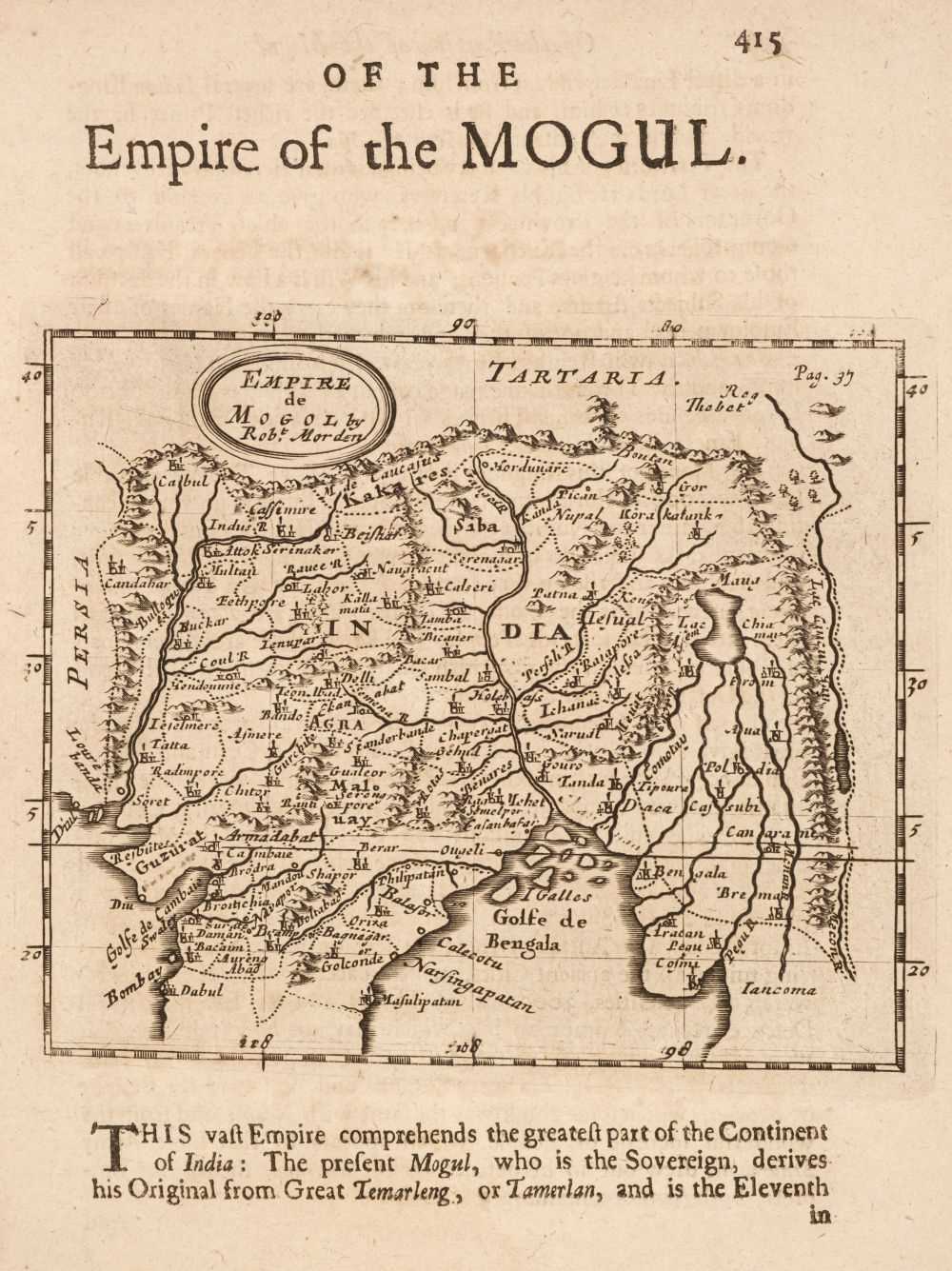 Lot 41 - Morden (Robert). A collection of 13 maps, [1687 - 93]