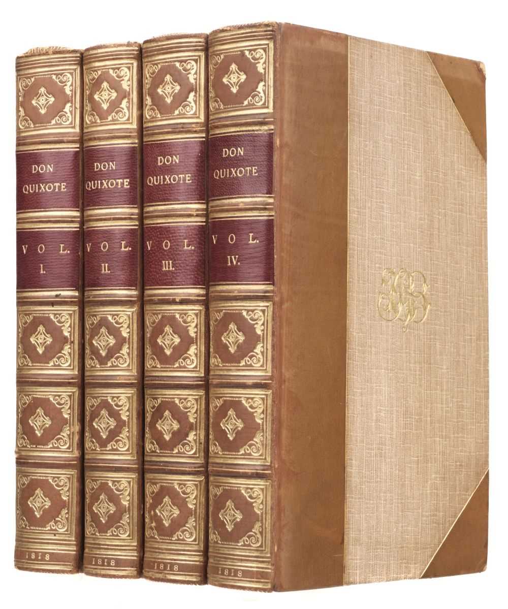 Lot 227 - Cervantes Saavedra (Miguel de). Don Quixote, 4 volumes, 1818