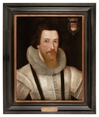 Lot 50 - Devereux (Robert, 2nd earl of Essex, 1566-1601). Bust-length oil portrait, early 17th c