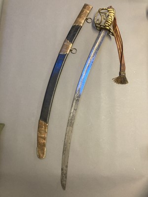 Lot 333 - Irish Sword. A George III Irish Light Infantry sword, circa 1780