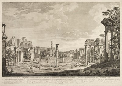 Lot 162 - Volpato (Giovanni). Two Views in Rome after Francesco Panini, 1776