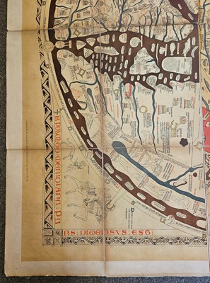 Lot 251 - The Mappa Mundi. Hanc quam videtis terrarum orbis tabulam descripsit..., Edward Stanford, 1872