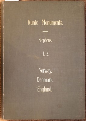 Lot 319 - Stephens (George). The Old-Northern Runic Monuments of Scandinavia and England, 3 volumes in 6, 1866-67