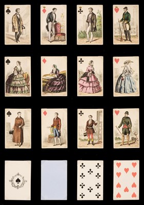 Lot 311 - French costume playing cards. Cartes parisienne, Paris: O. Gibert, circa 1855