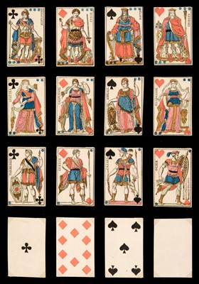 Lot 284 - French playing cards. Gatteaux Empire design, Liege: J.T. Dubois, 1811, & 2 others