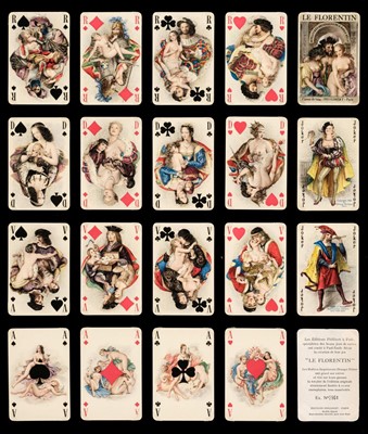 Lot 321 - French playing cards. Le Florentin, Paris: Éditions Philibert, 1955, & 2 others by Philibert