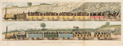 Lot 266 - Bury (T. T.). Six Coloured Views on the Liverpool and Manchester Railway..., R. Ackermann, 1831