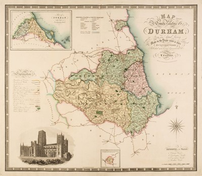 Lot 239 - Northern England. A Collection of 28 maps, 17th - 19th century