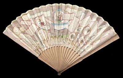 Lot 456 - Conundrum fan. A printed paper fan, no publisher, circa 1790