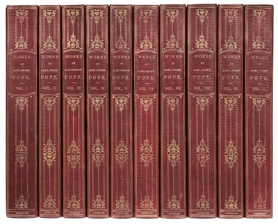 Lot 248 - Pope (Alexander). The Works, 10 volumes, 1824