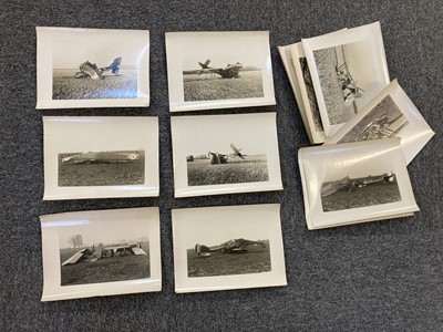 Lot 38 - Royal Flying Corps. A group of 100 black & white photographs