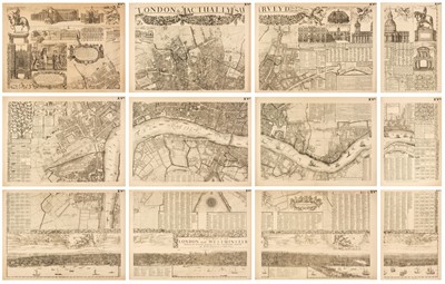 Lot 233 - London. Morgan (William), London &c. Actually Survey'd, London Topographical Society, 1904