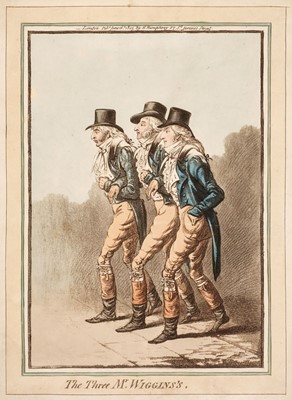 Lot 297 - Gillray (James). The Three Mr Wiggins's, H. Humphrey, June 16th 1803