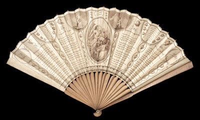 Lot 468 - A printed fan belonging to Francis Ann Cline, Cock & Crowder, 1794