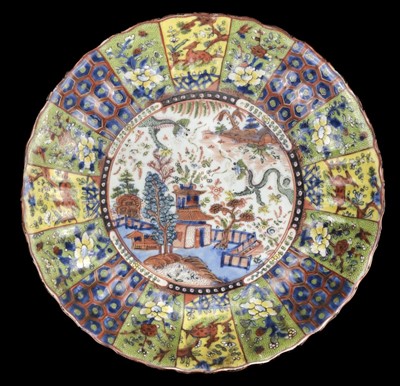 Lot 14 - Japanese Imary Style  Polychrome Porcelain Plates, 18th century